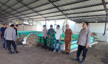 Polsek-Candi-Tindaklanjuti-Aduan-Sabung-Ayam-di-Kalipecabean,-Polisi-dan-Tiga-Pilar-Datangi-Lokasi